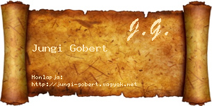 Jungi Gobert névjegykártya